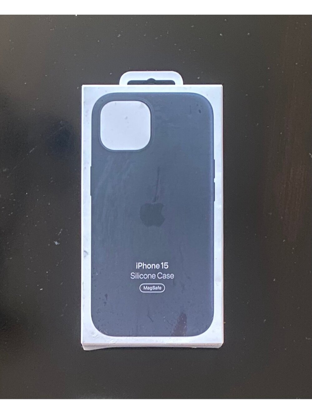 Apple Silicone Case for iPhone 15 Black
